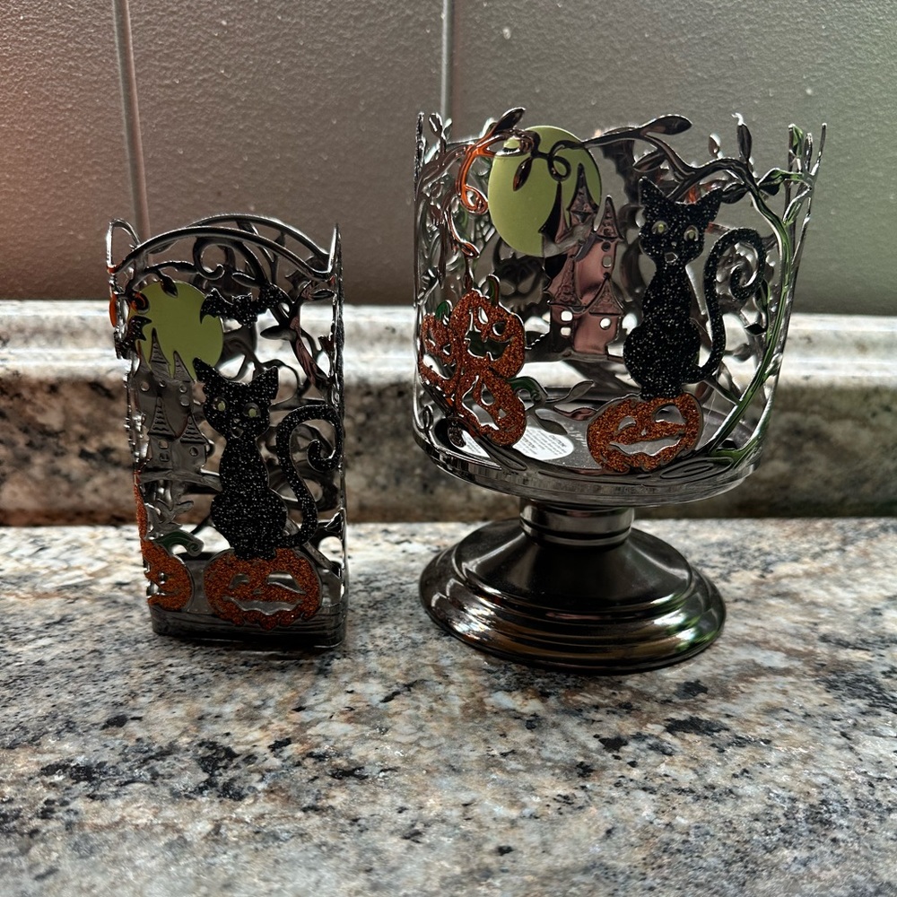 Bath and body works candle and soap holders